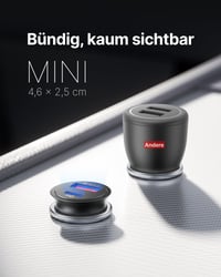 Nabíjačka do auta INIU, 60W, USB-C PD 3.0 + USB-A QC 3.0, Rýchlonabíjací adaptér do zapaľovača, kompatibilná s iPhone 16 15 14, Samsung Galaxy S24, iPad 5