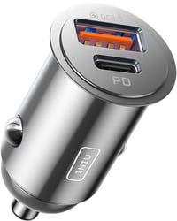 Nabíjačka do auta INIU, 60W, USB-C PD 3.0 + USB-A QC 3.0, Rýchlonabíjací adaptér do zapaľovača, kompatibilná s iPhone 16 15 14, Samsung Galaxy S24, iPad 1