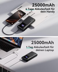 Prijenosna baterija INIU BI-B63 25000 mAh, 100W USB-C - crna 2