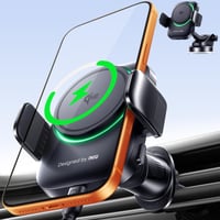 Suport Auto Magnetic INIU MagSafe cu Încărcare Wireless, Încărcător Rapid Qi2 15W, Rotire 360° pentru Grila de Ventilație, compatibil cu iPhone 17 16 15 14 13 1