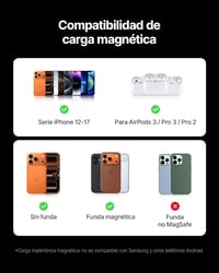 INIU Qi2 mágneses power bank 10000 mAh 45 W, USB-C kábellel és állvánnyal 7
