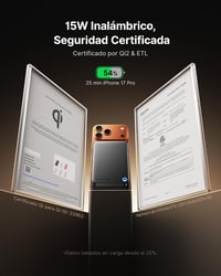 INIU Qi2 mágneses power bank 10000 mAh 45 W, USB-C kábellel és állvánnyal 2