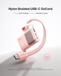 Mini power banka INIU 10000 mAh 45 W USB-C rýchlonabíjanie, staroružová 4