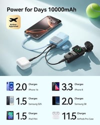 INIU Mini Power Bank 45W gyorstöltő, 10000 mAh, USB-C - zöld 4