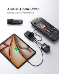 INIU Ultra Mini Power Bank 10000 mAh 45W rýchle nabíjanie s USB-C káblom, prenosná externá batéria 4
