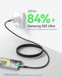 INIU USB-C na USB-C kábel, 2 ks, 2m+2m, 100W PD QC 4.0 rýchlonabíjací nylonový opletený nabíjací kábel pre iPhone 17 16, MacBook, iPad, Samsung S25, PS5, Pixel, Huawei 3