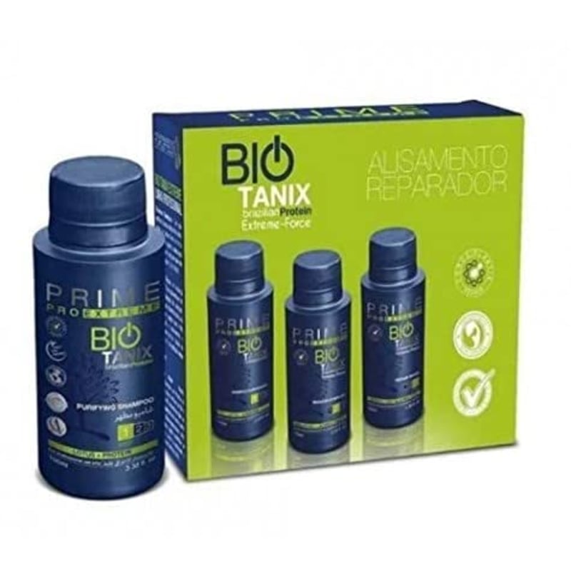 Iniya Prime PRO Extreme Organic Tanin Hajsimító Szett 3x100ml + Sampon 400ml