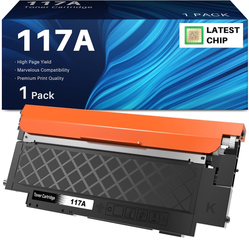 Tonerová kazeta INK4U 117A pre tlačiarne HP 117A Color Laser MFP 179fwg 178nwg 150nw 179fnw 178nw 150a W2070A W2071A W2072A W2073A - Čierna