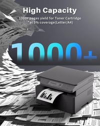 Tonerová kazeta INK4U 117A pre tlačiarne HP 117A Color Laser MFP 179fwg 178nwg 150nw 179fnw 178nw 150a W2070A W2071A W2072A W2073A - Čierna 5