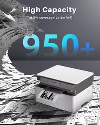 INK4U 142A fekete toner patron HP LaserJet M140w M110w M139w nyomtatóhoz - 142A Toner Black 3