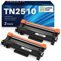 Pachet de 2 tonere INK4U TN2510 - Cartuș de toner compatibil pentru Brother TN-2510 / TN-2510XL 1