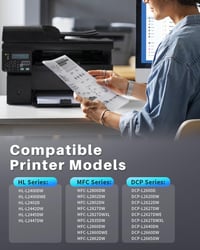 Pachet de 2 tonere INK4U TN2510 - Cartuș de toner compatibil pentru Brother TN-2510 / TN-2510XL 2