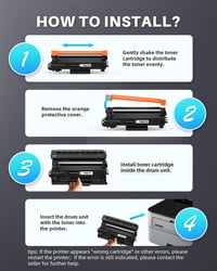 Pachet de 2 tonere INK4U TN2510 - Cartuș de toner compatibil pentru Brother TN-2510 / TN-2510XL 7