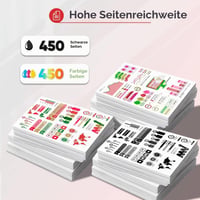 Atramentové kazety InkAlfa 575 XL a 576 XL pre tlačiarne Canon TR4755i, TS3551i, TS3750i a TR3550i, kompatibilný atrament Canon 575 a 576 XL 3