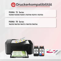 Atramentové kazety InkAlfa 575 XL a 576 XL pre tlačiarne Canon TR4755i, TS3551i, TS3750i a TR3550i, kompatibilný atrament Canon 575 a 576 XL 2
