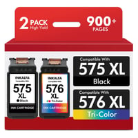 Atramentové kazety InkAlfa 575 XL a 576 XL pre tlačiarne Canon TR4755i, TS3551i, TS3750i a TR3550i, kompatibilný atrament Canon 575 a 576 XL 1