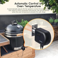 Inkbird Bluetooth grillventilátor Wi-Fi füstöléses hőmérővel 4 szondával Kamado Joe 4