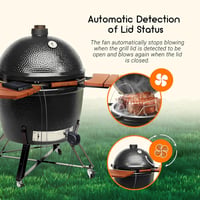 Inkbird Bluetooth grillventilátor Wi-Fi füstöléses hőmérővel 4 szondával Kamado Joe 3