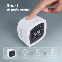 Inkbird IAQM-068 CO2 mérő, levegőminőség detektor hőmérséklet és páratartalom érzékelővel 4
