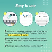 Inkbird IIC-600-WIFI Öntözésvezérlő, 6 Zónás WiFi Locsoló Időzítő, Okos Öntözőrendszer Vezérlő Alkalmazással, LCD Kijelző 6