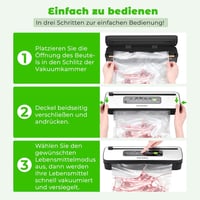 Inkbird INK-VS05 Vákuumozó Gép 7 Módú Nedves Száraz Élelmiszer Lezáráshoz 130W 8