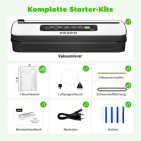 Inkbird INK-VS05 Vákuumozó Gép 7 Módú Nedves Száraz Élelmiszer Lezáráshoz 130W 9