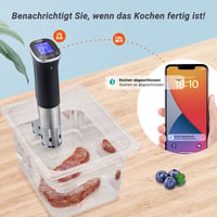 Inkbird ISV-300W WLAN Sous Vide Roner, Precíz Hőmérséklet-szabályozás, IPX7 Vízálló 2
