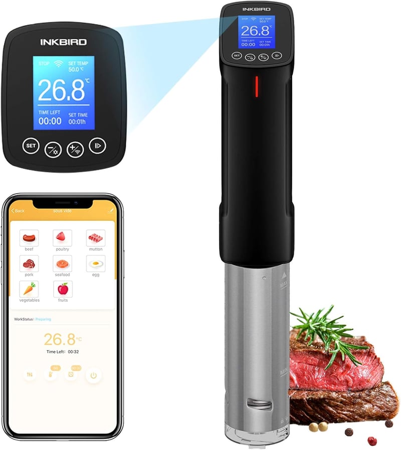 Inkbird WiFi Sous Vide Rúd Precíziós Vízfürdő Főzéshez