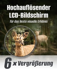 INKERMA Vadász Távolságmérő 6x Nagyítás LCD Kijelző Szögkompenzáció Újratölthető 4