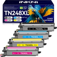 Kompatibilný toner InkNI TN248XL pre Brother TN-248XL TN248 MFC-L3760CDW MFC-L3740CDW DCP-L3520CDWE DCP-L3560CDW HL-L3220CWE 4 ks čierny, azúrový, purpurový, žltý 1