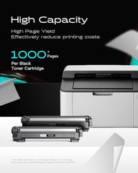 iNKPAD TN1050 Toner Cartridge Brother DCP-1612W HL-1210W MFC-1910W nyomtatóhoz, 2db fekete - TN1050 (2 Black) 3