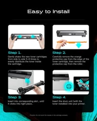 iNKPAD TN1050 Toner Cartridge Brother DCP-1612W HL-1210W MFC-1910W nyomtatóhoz, 2db fekete - TN1050 (2 Black) 5