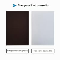 Magnetické tlačiteľné hárky INKUWAY A4 – 10 ks hrubého lesklého fotopapiera pre atramentové tlačiarne 3