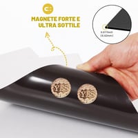 Magnetické tlačiteľné hárky INKUWAY A4 – 10 ks hrubého lesklého fotopapiera pre atramentové tlačiarne 5