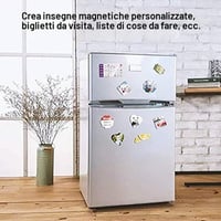 Magnetické tlačiteľné hárky INKUWAY A4 – 10 ks hrubého lesklého fotopapiera pre atramentové tlačiarne 7