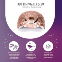 INLAQ 248W Dual UV/LED Körömlámpa LCD Kijelzővel és Mozgásérzékelővel 2