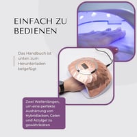 INLAQ 248W Dual UV/LED Körömlámpa LCD Kijelzővel és Mozgásérzékelővel 7