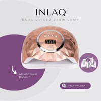 INLAQ 248W Dual UV/LED Körömlámpa LCD Kijelzővel és Mozgásérzékelővel 6