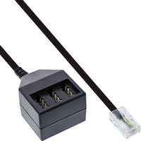 InLine 69942 TAE adaptérový kábel RJ45 konektor – TAE NFN zásuvka – 20 cm 1
