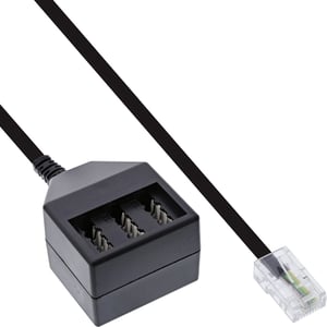 InLine 69942 TAE adapterski kabel RJ45 utikač – TAE NFN utičnica - 20 cm
