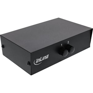 InLine 89302I AV preklopnik, ručni, 2 porta, 3x RCA ulaz/izlaz, metalno kućište