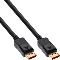 Cablu InLine DisplayPort 1.4, 2,5 m, Contacte placate cu aur, 8K@60Hz, 4K@120Hz, HDR, Negru, 15322 1