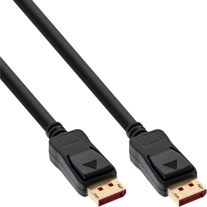 Cablu InLine DisplayPort 1.4, 2,5 m, Contacte placate cu aur, 8K@60Hz, 4K@120Hz, HDR, Negru, 15322