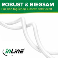 Prelungitor InLine, 1 m, alb 6