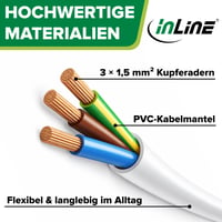 Prelungitor InLine, 1 m, alb 5