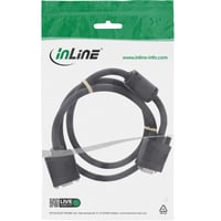 Cablu prelungitor InLine S-VGA, negru, 15 pini HD tată/mamă, 2 m 2