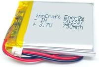 innCraft Lithium Polymer akkumulátor 750 mAh 3.7V 503337 Molex csatlakozó 3