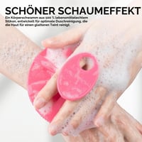 INNERNEED Silikónová kefka na telo do sprchy, jemný materiál potravinárskej kvality, 2-balenie 5