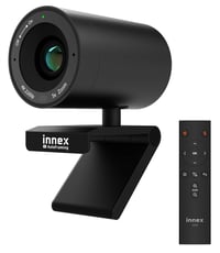 Innex C570 4K Webkamera AI Követéssel - 120° Széles Látószögű Konferencia Kamera Mikrofonnal, ePTZ, 5X Digitális Zoom, Zoom és Teams Kompati 1