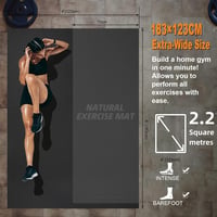 innhom Fitness Alátét Csúszásmentes Edzőpad Futópad Védőszőnyeg 2